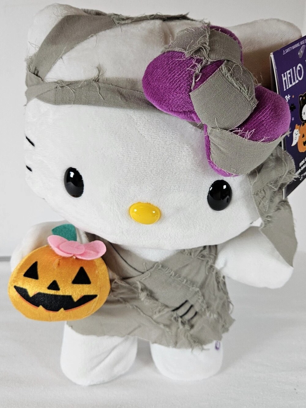 Hello Kitty Halloween Mummy Side Stepper Dancing Plush Toy Sanrio Gemmy 2024 New